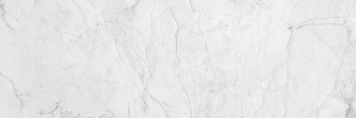 panoramic white background from marble stone texture for design - 243442677