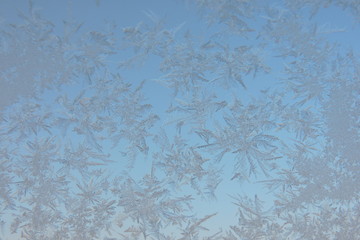 Glass covered with ice - background - obrazy, fototapety, plakaty