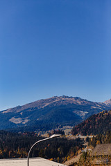 Switzerland, alpine mountains, sunny, summer landscape, blue sky