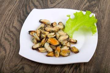 Pickled mussels