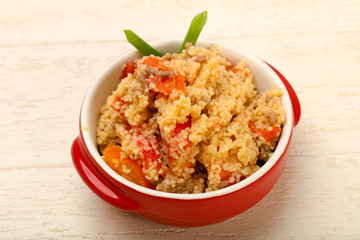 Couscous with meat