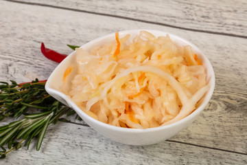 Pickled cabbage - sauerkraut
