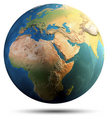 Planet Earth continents © 1xpert