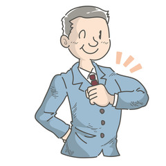 頼りになる会社員・男性