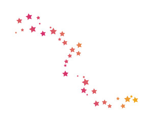 set of abstract star background template vector