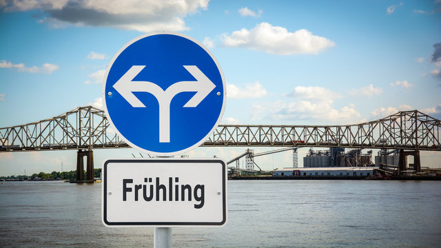 Schild 360 - Fr&uuml;hling