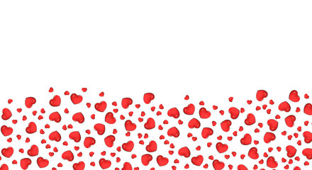 Valentines day sale background red with heart. Red romantic background for greeting cards or covers for the holiday of St. Valentine. Festive red background with hearts, sparkles, gradients, neon ligh