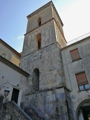 Fototapeta na wymiar Policastro Bussentino - Campanile di Santa Maria Assunta