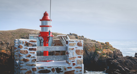 Semaphore at the entrance of the port of La Meule