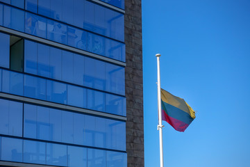 Flag of Lithuanian in Vilnius, Lithuania