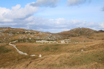 Hill walks over the Sheeps head peninsula West Cork Ireland