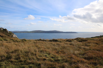 Cliffs overlooking the Atlantic ocean west Cork Ireland