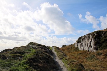 Rolling Green Hills of the Sheeps head Mountain West Cork Ireland