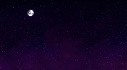 night moon sky