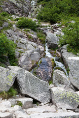 Mountain stream in Europe.