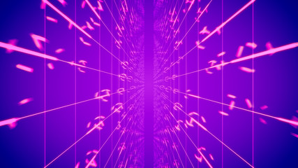 Plazma pink nets and violet background - obrazy, fototapety, plakaty