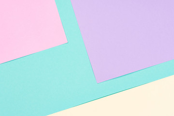 abstract modern blue, pink, purple and yellow background with copy space