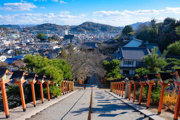 尾道 西國寺 参道と街並み