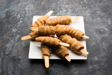 Soya Chaap Curry served in a bowl. Healthy recipe popular in India and Pakistan