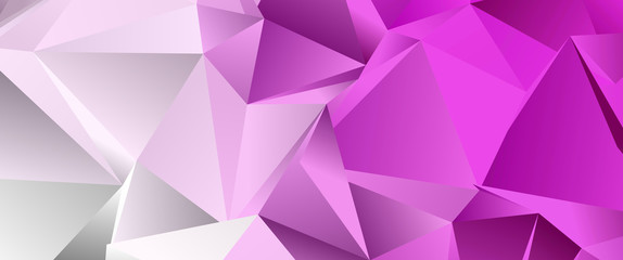 Fototapeta premium Triangular 3d, modern background