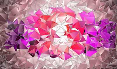 Triangular 3d, modern background