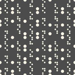 Seamless Dots Design. Circle Ornament Background