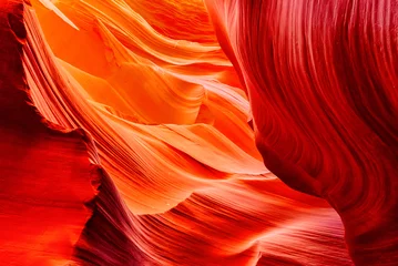 Zelfklevend Fotobehang Antelope Canyon is een slotcanyon in het Amerikaanse zuidwesten. © BRIAN_KINNEY