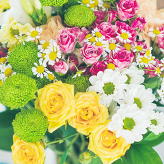 Beautiful flowers for valentines and wedding scene. Valentines and 8 March Mother Women's Day concept.