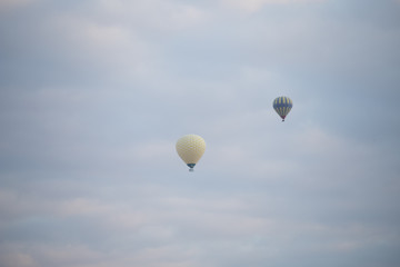 balloons in the sky in cappadocia