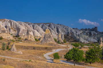 cappadocia at home in the mountains, vineyards