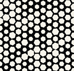 hexagon halftone seamless minimal design pattern, geometric background print texture