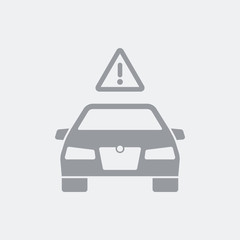 Assistance alert car icon