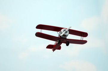 Red toy airplane