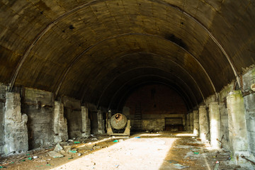 Obraz premium inside of an old hungar