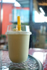 Smoothie melon on vacation