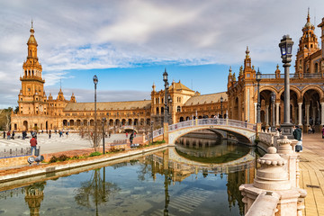 Fototapeta premium Plaza de España, Sevilla, Spain