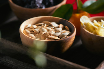 Vietnamese jams and red enveloped for lunar new year