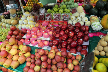 Kolkata fruit market