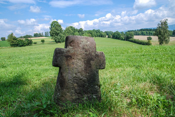 Conciliation cross, Stone cross, Memento mori