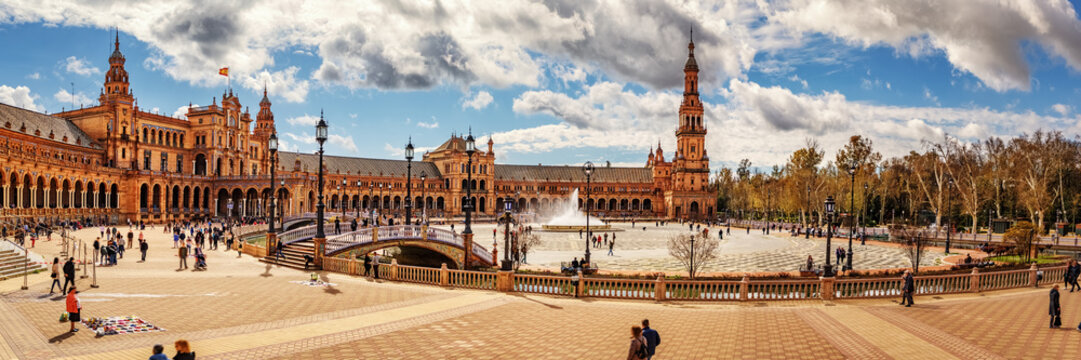 Plaza de España, Sevilla, Spain - Powered by Adobe