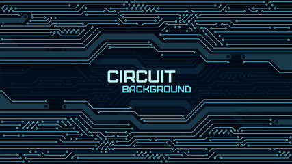 Technology background with circuit board. Sci-fi tech concept design. Vector illustration