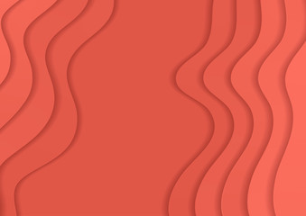 Living coral corporate material waves abstract background