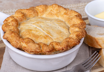 Chicken Pot Pie With Golden Crust