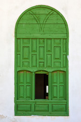 Old city in Jeddah, Saudi Arabia known as Historical Jeddah. Old and heritage Windows and Doors in Jeddah.Saudi Arabia 