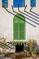 Old city in Jeddah, Saudi Arabia known as Historical Jeddah. Old and heritage Windows and Doors in...