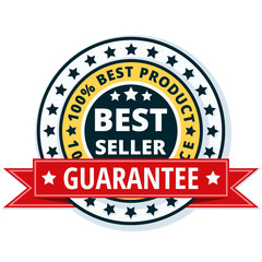 Best Seller label illustration