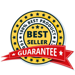 Best Seller label illustration