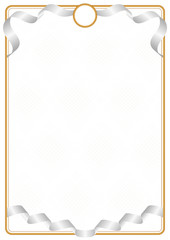 Frame and border of Cyprus colors flag