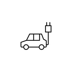 electric car  icon vector