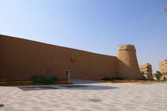 Side View Of The Historical Al Masmak (Riyadh Fortress) Saudi Arabia